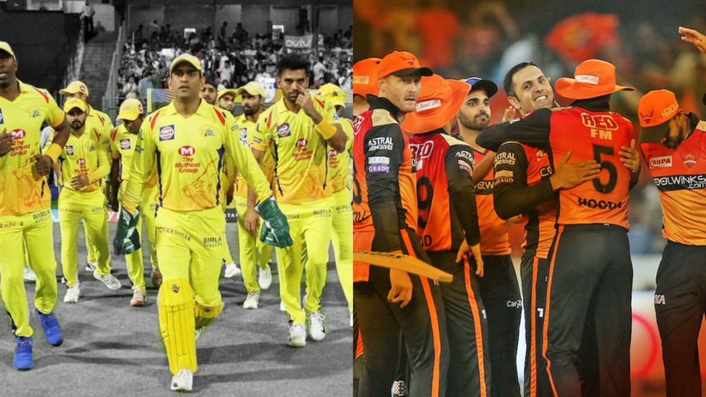 Chennai Super Kings vs Sunrisers Hyderabad Timeline