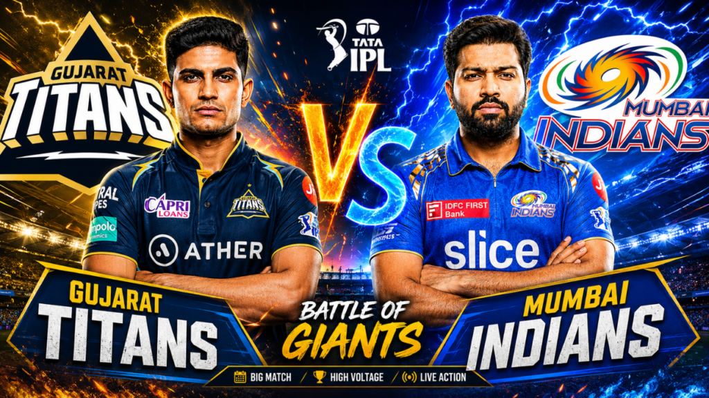 Gujarat Titans vs Mumbai Indians Timeline