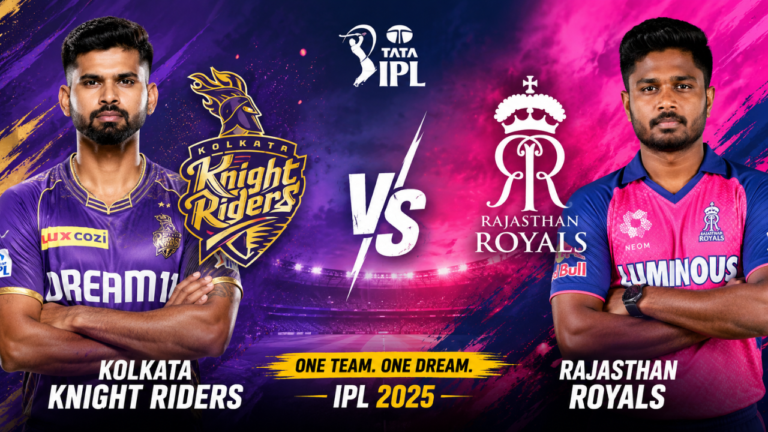 Kolkata Knight Riders vs Rajasthan Royal Timeline