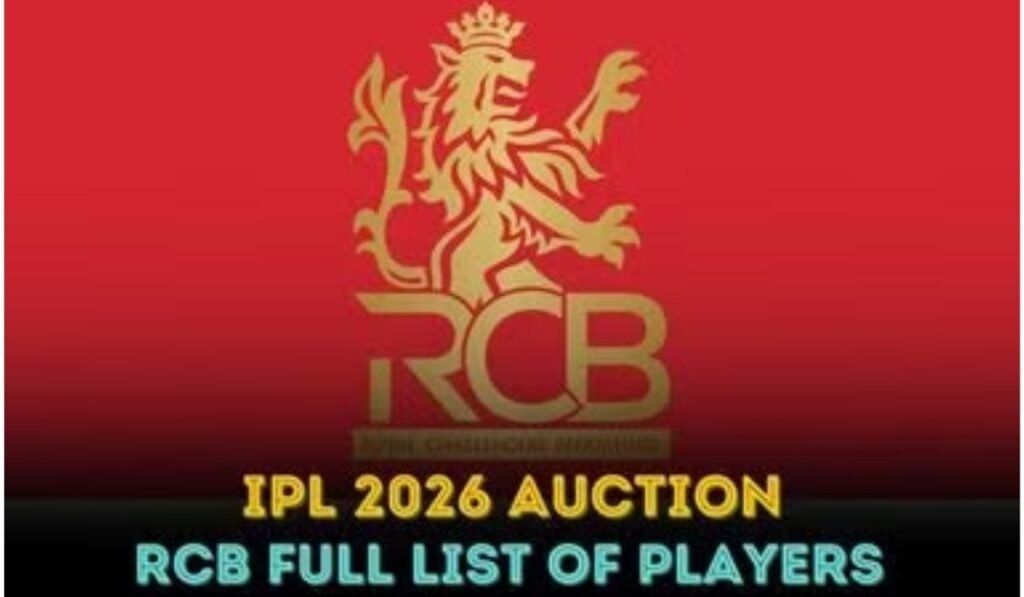 Royal Challengers Bengaluru | RCB Squad for IPL 2026