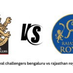 royal challengers bengaluru vs rajasthan royals timeline