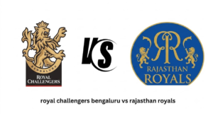 royal challengers bengaluru vs rajasthan royals timeline
